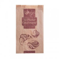 Sachet croissant kraft BRUN