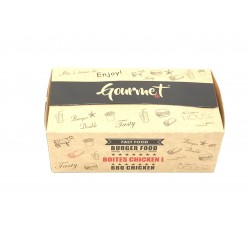 Boîte CHICKEN en carton gourmet