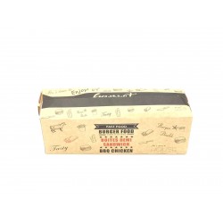 Boîte DEMI SANDWICH en carton gourmet - 500 pièces